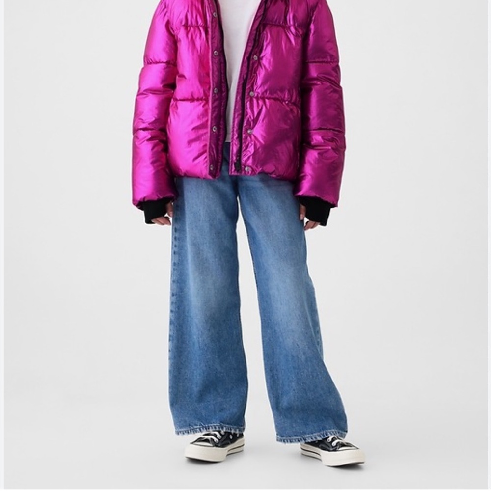 GAP Fuchsia Puffer Jacket for Kids